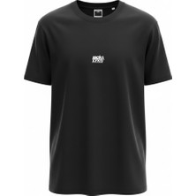 Jack & Jones Jack&jones Breeze Front Print Crew Neck Erkek Siyah Tişört