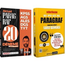 Anla Kazan Yayınları Pegem + Indeks 2026 Kpss Meb-Ags Ales Dgs Paragraf Ezberbozan Soru Bankası + 20 Deneme 2 Li Set - Berk Ekici Pegem + Indeks Akademi Yayınları