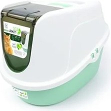 Calperia M Renk Seçenekli Eco Tıma Kedi Tuvaleti, Sea Green