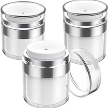 Calperia 3 Adet Seyahat Için Yeniden Doldurulabilir Pompa Krem Kutusu