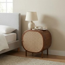 Faela Hazeranlı Ahşap Komodin