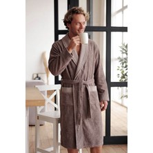 Green Black Lara Prestij Serisi Erkek Bornoz Kahverengi