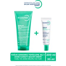 Bioderma Sebium Bakım Kremi 40 ml ve Arındırıcı Yüz Temizleme Jeli 200 ml