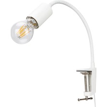 GoodHome Ghlin Beyaz Masa Lambası E27