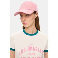 Anıston Pembe Baseball Cap Nakışlı - Unisex Şapka