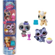 Littlest Pet Shop Minişler 3’lü Figür Seti S4 - 251&AMP;252&AMP;253 Rakun-Baykuş-At