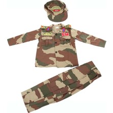 Single Sword Unisex/Erkek/Kız Çocuk Polis-Asker Kıyafeti Elbisesi Üniforma Takımı Kostüm Mehmetçik(TSK 9-10 Yaş)