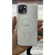 İzel Aksesuar Apple Iphone 13 Sert Pc Sararmaz Magsafe Şeffaf  Kılıf
