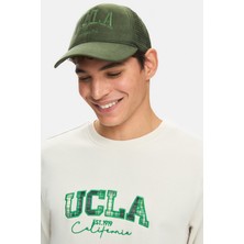 Ucla TOMISIN Yeşil Baseball Cap Fileliı Unisex Şapka