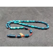İskeçe Tesbih Uğur Şener Usta Eseri Bilek Boy (Küçük Boy) Sıkma Kehribar Sertifikalı 9601