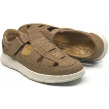 Grado Deri Erkek Sandalet Yumuşak Comfort, Battal Boy 1253