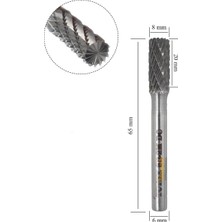 Tutex Sb-2m 8 mm Silindirik Karbür (Sert Metal) Freze Ucu