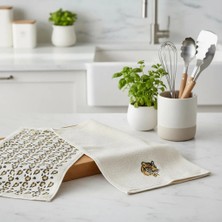 %70Pamuk %30 Polyester Faralya Life 30*50  Pamuklu Zebra-Kaplan Desenli 2 Li Mutfak El Havlusu Yüksek Emicilik