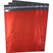 Paketleme Tezgahı 40*60 Kırmızı Lüx Metalize Hediye Paketi 50 Adet