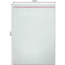 Paketleme Tezgahı 22*35 Bantlı OPP (Parlak-Şeffaf) Jelatin 100 Adet