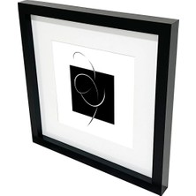GoodHome Fotoğraf Çerçevesı Siyah 30X30 cm