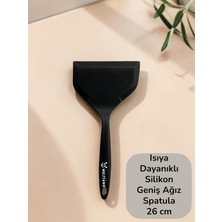 Multiamo Isıya Dayanıklı Silikon Geniş Ağız Spatula 26 cm