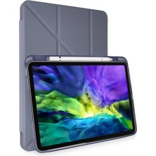 İlk El Grup Apple Ipad Pro 11 (2018) Kılıf Kalemlikli Mars Tablet Kılıfı - Lavender