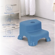 Babyjem Kaydırmaz Bebek Katlı Basamağı Indigo Mavi
