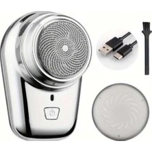 Marsilyan Mini Shaver Sıfır Sakal Taşınabilir Şarjlı Tıraş Makinesi Ipx6 Korumalı (K95)