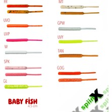 Spiinx Spıınx Baby Fısh Silikon 4.5cm 18P Whıte
