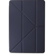 İlk El Grup Huawei Honor Pad 9 Kılıf Kalemlikli Mars Tablet Kılıfı - Lacivert