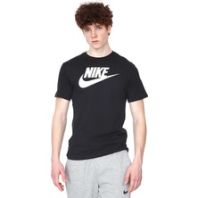 Nike Mens Icon Future Tee Baskılı Erkek Günlük Tişört Siyah