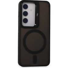 Joko Galaxy S24 Flet Lens Magsafe Kapak - Siyah