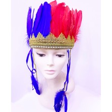 Esranın Dünyası Bordo Mi Renk Tüylü Kızılderili Başlığı | Taraftar Başlığı