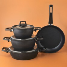 Karaca BioDiamond Antibakteriyel Powerful 7 Parça Tencere Seti