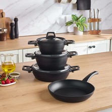 Karaca BioDiamond Antibakteriyel Powerful 7 Parça Tencere Seti