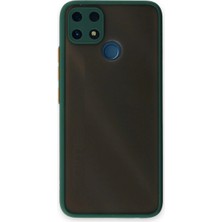 Eco Port Realme C25 Kılıf Montreal Silikon Kapak - Yeşil