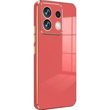 Eco Port Xiaomi Poco M6 Pro 4g Kılıf Volet Silikon - Kırmızı