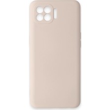 Eco Port Oppo Reno 4 Lite Kılıf Nano Içi Kadife Silikon - Pudra