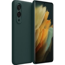 Eco Port Samsung Galaxy S25 Edge First Silikon - Koyu Yeşil