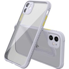 Morado Se siente Perfecto Apple Iphone 12 Mini Kılıf Miami Şeffaf Silikon - Lila