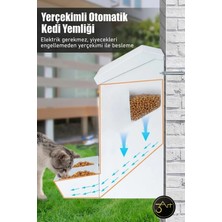 Otomatik Kedi & Köpek Mama Kabı – Akıllı Mama Dağıtıcı, Çift Bölmeli Besleme Ünitesi