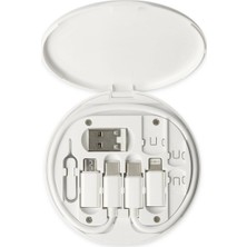 Eco Port SN06 3in1 Kablo ve Kart Düzenleyici - Beyaz