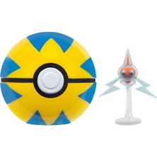 Jazwares Pokemon Clip 'n' Go Poke Topu ve Figür Seti POK/95057-G - Rotom ve Quick Ball
