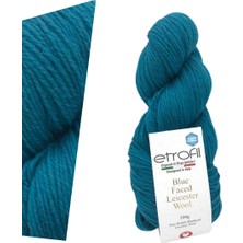 Etrofil Blue Faced Leicester Saf Yün Örgü Ipi 100 gr
