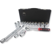 Ceta Form 1/2” 12 Köşe Lokma Takımı 25 Parça Metal Çanta C20-25PB2