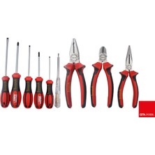 Ceta Form Pense ve Tornavida Seti 9 Parça Deri Çantalı E99-41-W09PZ