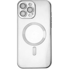 Esranın Dünyası 13 Pro Kılıf Kross Magneticsafe Kapak - Gümüş