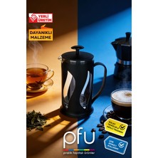PFU Pratik Faydalı Ürünler French Press | Filtre Kahve Demleme Süzgeci | Kahve Presi | Bitki Çayı Demlik | Frenç Press