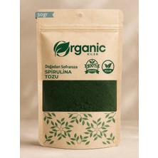 Organic Kiler Saf Spirulina Tozu 30 gr | %100 Doğal Süper Gıda | Katkısız Spirulina Yosun Tozu