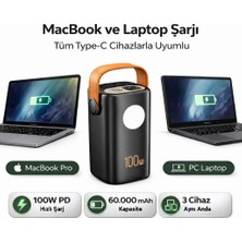 Cepini Cp-06 60.000MAH 100W Pd Hızlı Şarj Powerbank - Laptop ve MacBook Uyumlu Taşınabilir Güç Istasyonu