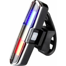ForteGT Forte Gt Xbyc 6017-3 Bisiklet USB Şarjlı Polis Çakar Lamba 3 Renk