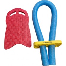 Alizon Yüzme Tahtası - Havuz Makarnası 3lü Set - Kırmızı-Mavi