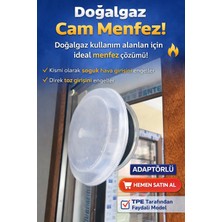 Doğalgaz Cam Menfezi Adaptörlü | Soğuk Hava ve Toz Engelleyici | Tpe Faydalı Model