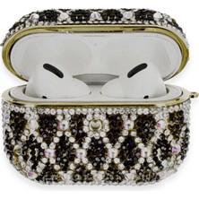 Eco Port Apple Airpods Pro 2 (2.nesil) Klor Taşlı Kılıf - Desen 3